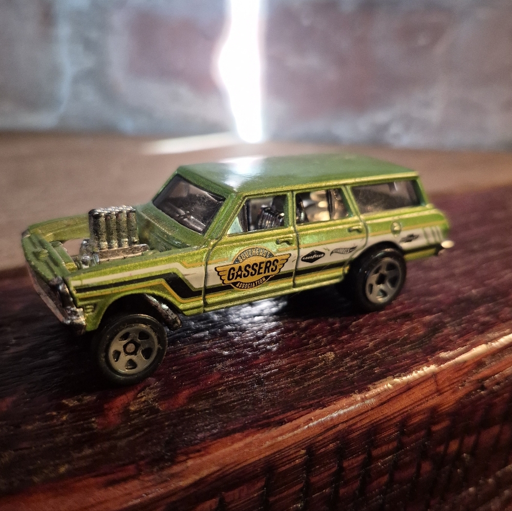 Green Die-Cast Hotwheel Gasser 1964 Nova